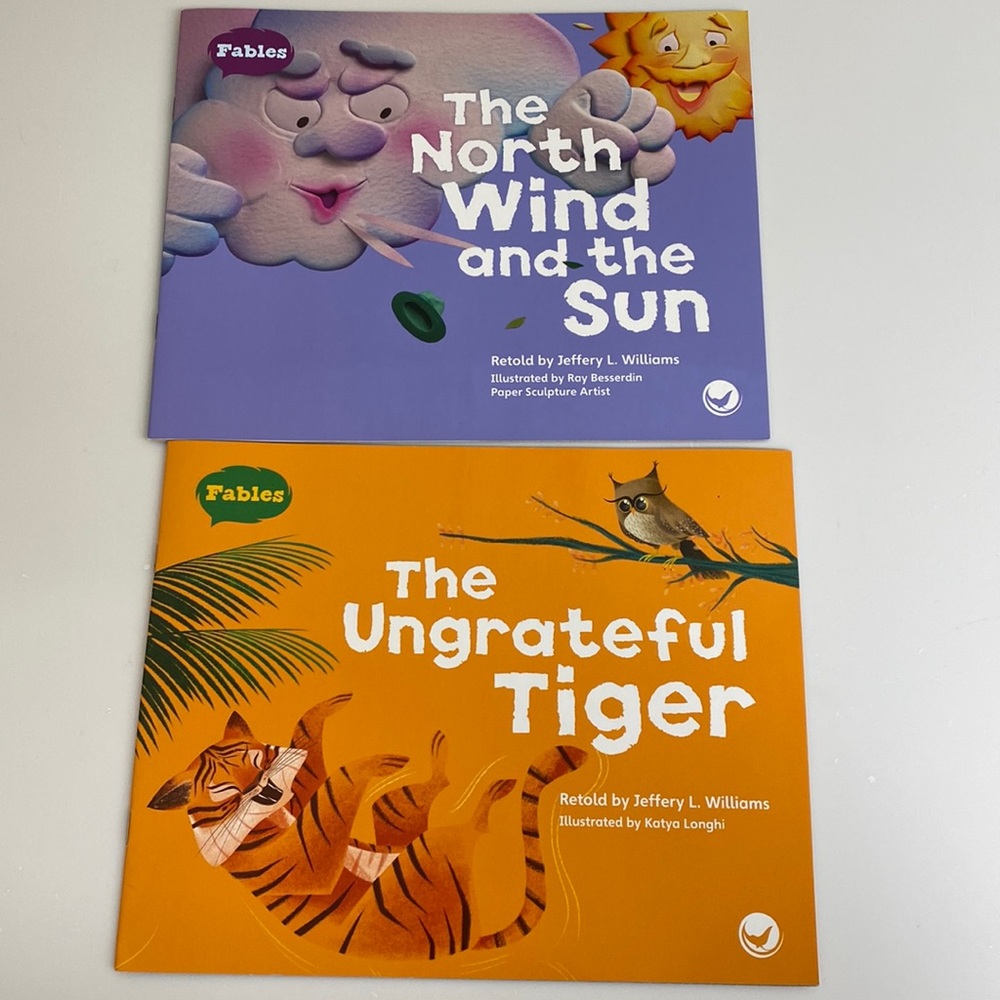 Fables & The Real World Kid Books The North Wind & The Sun, The Ungrateful Tiger